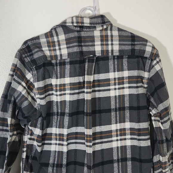 Jachs Men's Shirt Plaid Long Sleeve Heavyweight Flannel Button Up Shacket Sz L - Picture 11 of 12